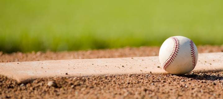 Baseball on dirt